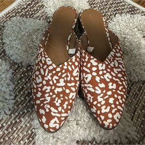 Universal Thread Target Burnt Orange Leopard print 🐆 Mules
